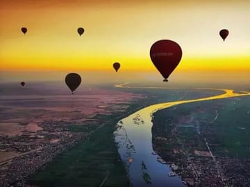 Private Luxor Overnight Tour with Hot Air Balloon from Hurghada
