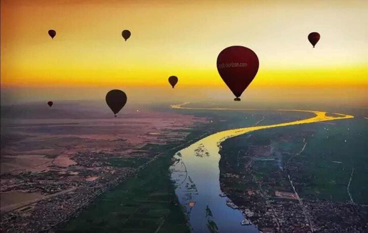 Private Luxor Overnight with Hot Air Balloon from Hurghada