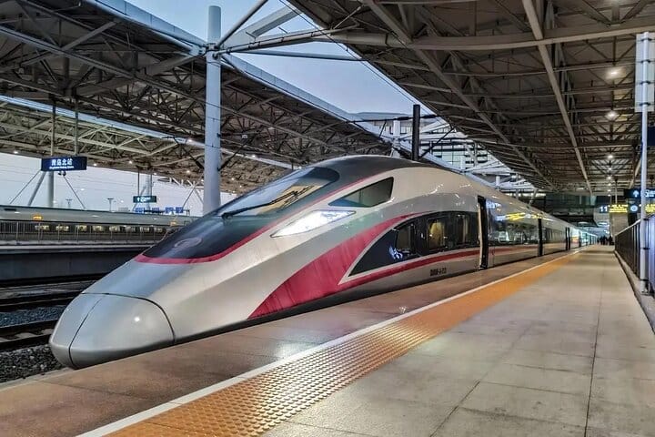 Shanghai to Suzhou by bullet train visit gardens and canal tour.