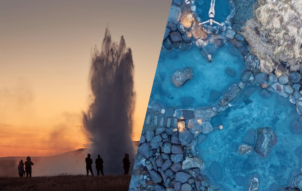 Private Golden Circle Tour with Hvammsvik Hot Springs in Reykjavík