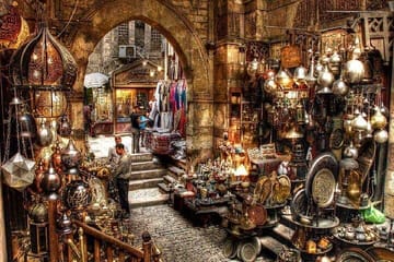 Private Visit to Cairo’s Khan el Khalili Market with Local dish