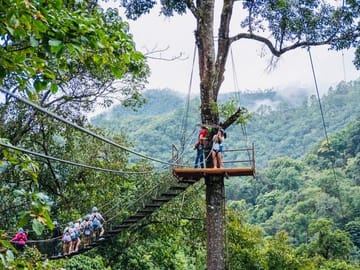 Extream Zipline @ Kingkong Smile and Dip in Hot Spring