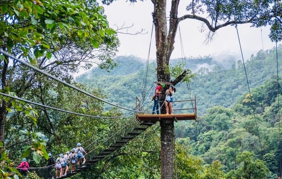 Zipline Adventure and Hot Spring Relaxation in Chiang Mai