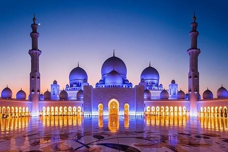Abu Dhabi city tour Grand Mosque and Louvre museum