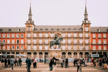Professional Photography Session at Plaza Mayor in Madrid