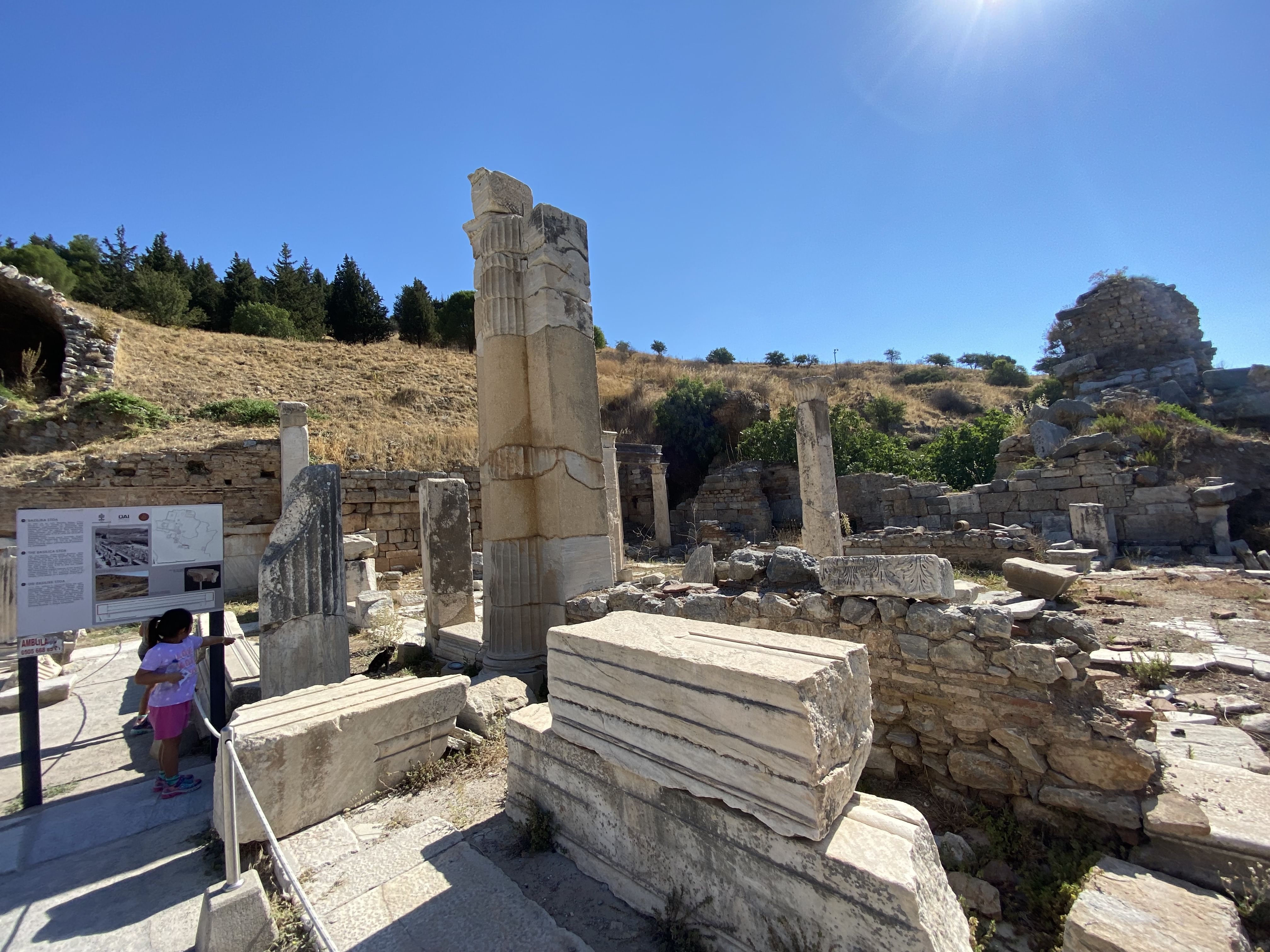 the ruins of the city of Ephesus
