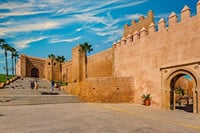 discovery of the oudaya kasbah in rabat, a listed and unmissable historic site of the Moroccan capital.