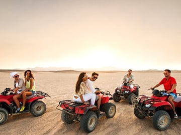 Morning Desert Safari with Quad biking and Sand Boarding