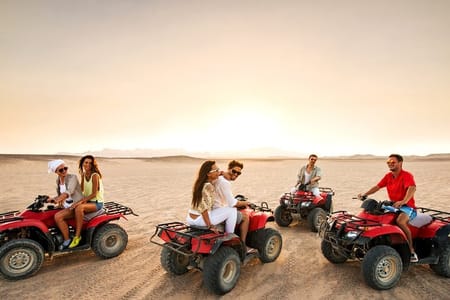 Morning Desert Safari with Quad biking and Sand Boarding