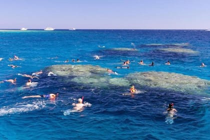 Ras Mohamed Park and the White Island snorkeling tour by boat