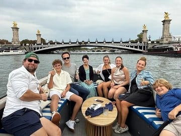 Eiffel Tower Grounds Walk and Seine River Dining Cruise