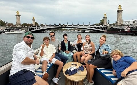 Eiffel Tower Grounds Walk and Seine River Dining Cruise
