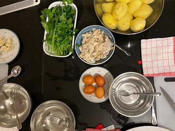 Lisbon Portuguese Cooking Class in Art Warehouse for Large Groups