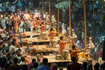 Cultural Tour of Varanasi and Sarnath with Sunrise Boat Ride