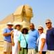 Seniors visiting Sphinx and Great Pyramid of Giza