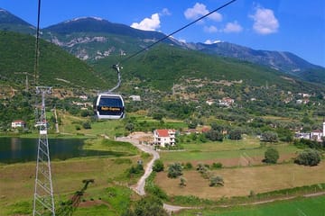 Hiking and Cable Car Ride at Bovilla Lake and Dajti Mountain