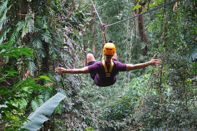 Flying Hanuman Ziplining Experience photo 4