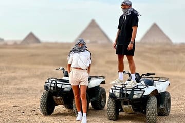 Private Tour Giza Pyramids & Sphinx & Camel Ride and Quad Bike