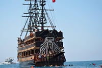 Alanya Pirate Boat Tour with Foam Party Soft Drinks & Transfer 3