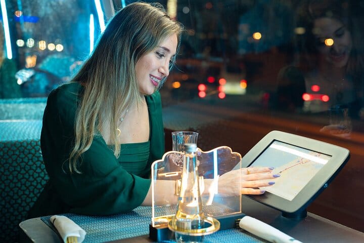 Dubai: Bustronomy Gourmet Brunch, Afternoon Tea, or Dinner on a Luxury Glass-Roof Bus!