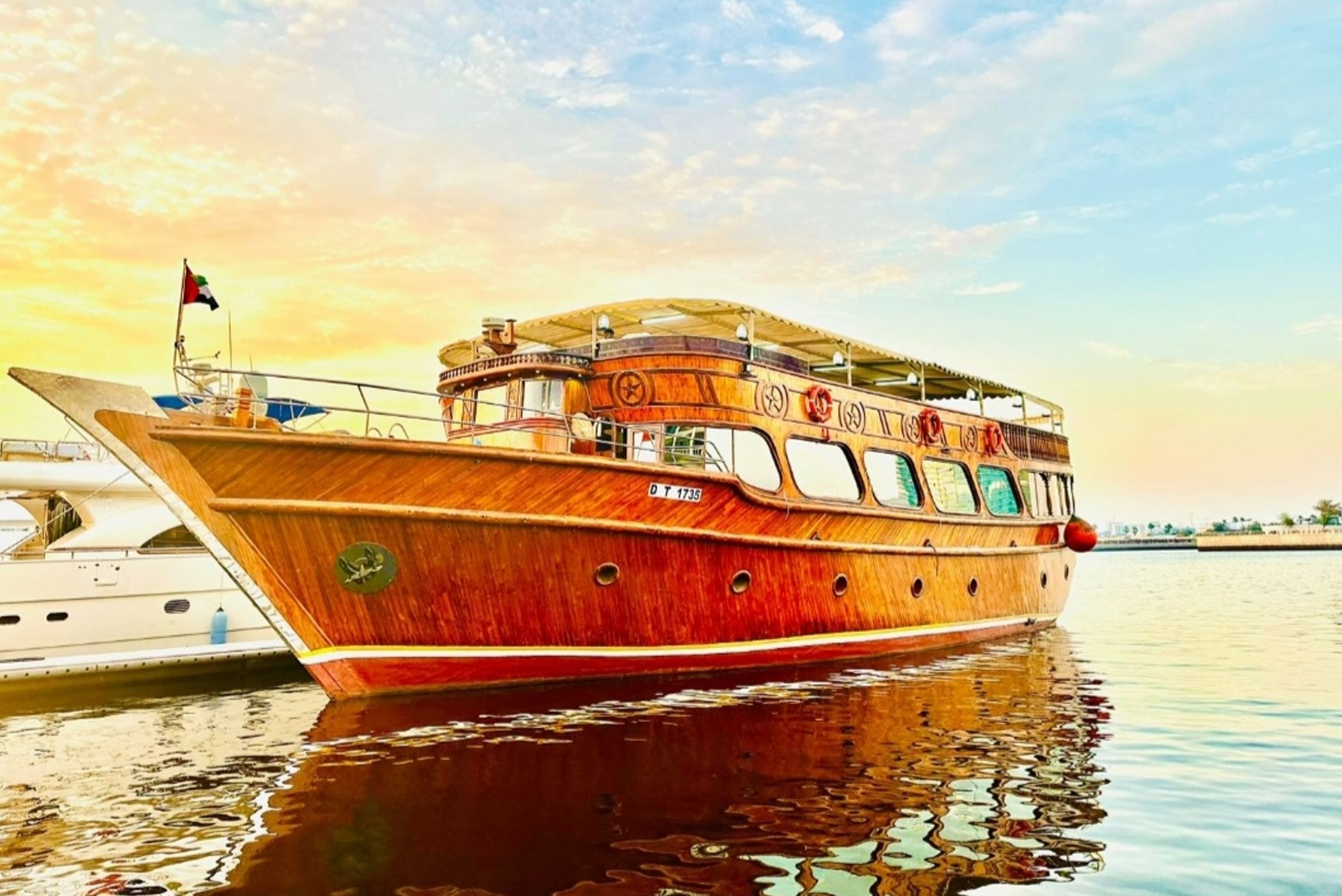 Dubai water canal cruise with dinner