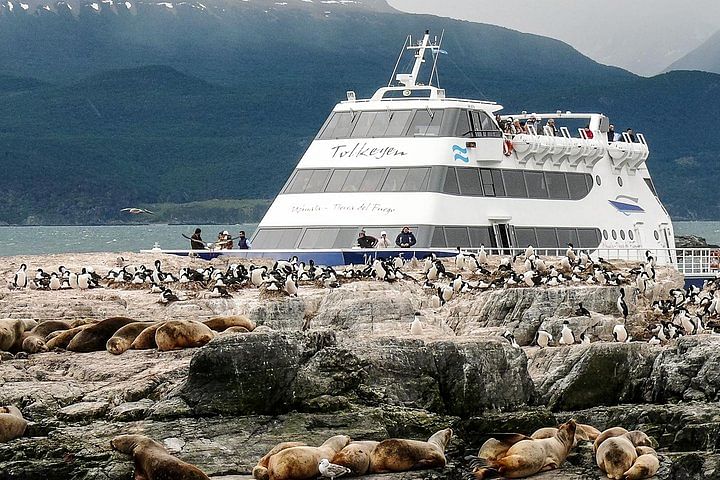 Beagle Channel Catamaran Cruise with Bridges Islands Trekking