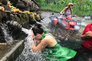 Ubud ATV Ride and Ritual Bathing at Tirta Empul Temple