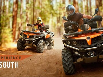 Rhodes ATV Quad Guided Off Road Tour 2 person on 1 Quad