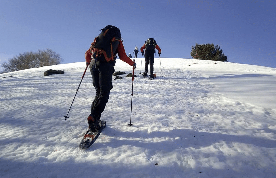 3-day Snow Crossing in Pindos with snow rackets