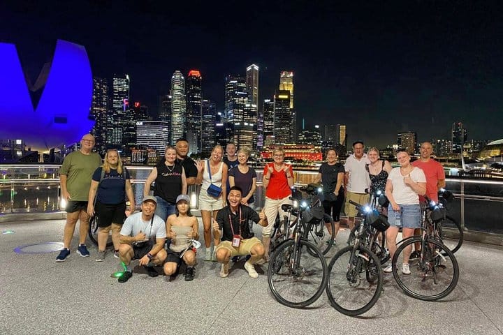 Marina Bay Night Cycling Tour 3