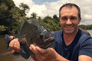 Piranha fishing experience in the Amazon jungle