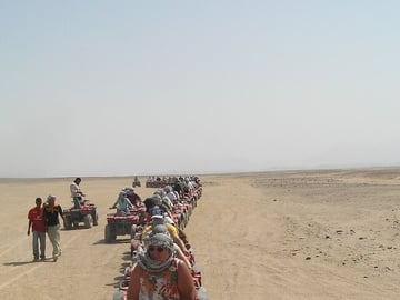 5-Hour Quad Bike Safari: Camel Ride, BBQ Dinner & Live Show