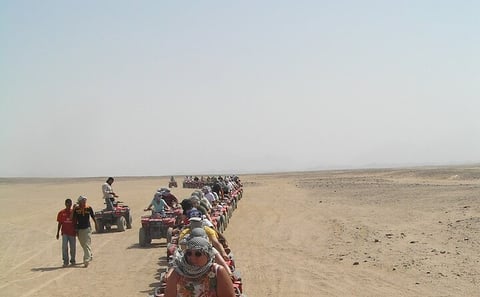 5-Hour Quad Bike Safari: Camel Ride, BBQ Dinner & Live Show