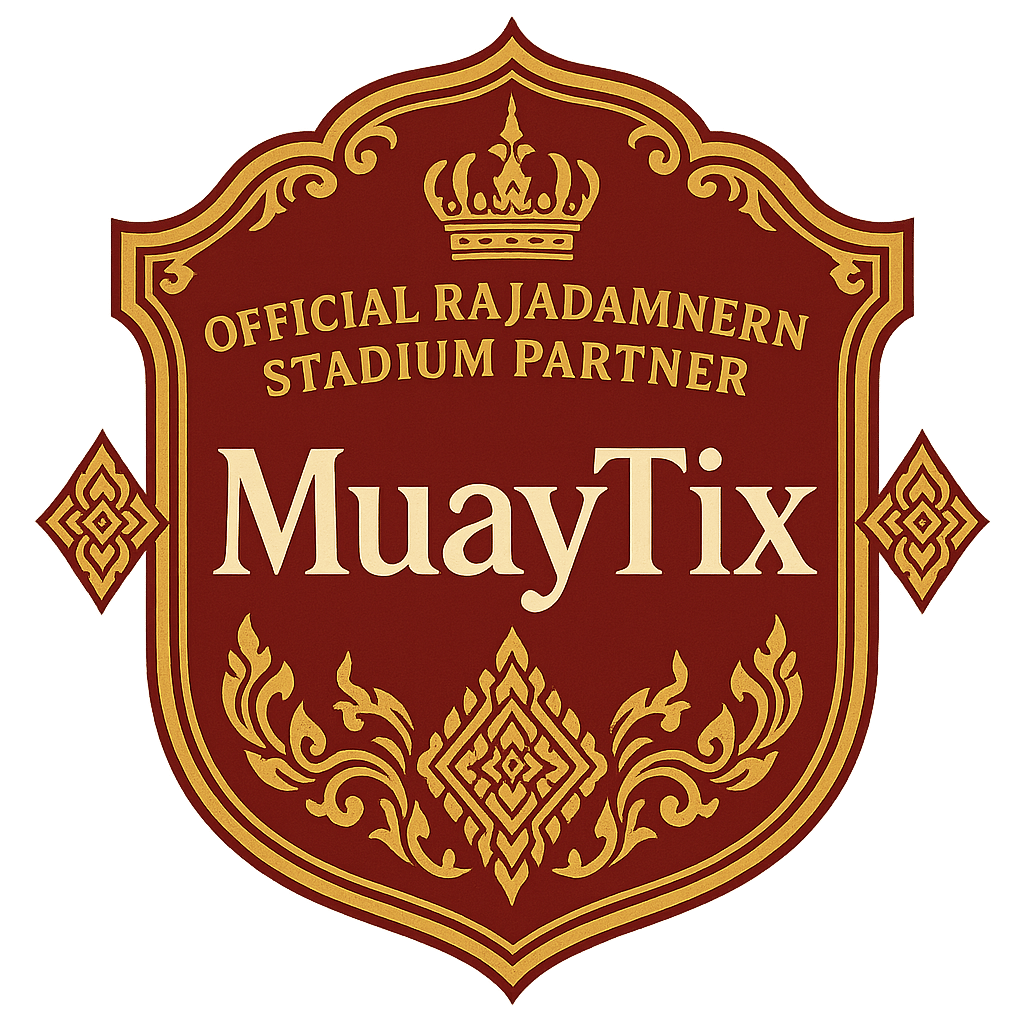 Official Rajadamnern Stadium Partner MuayTix Badge 
