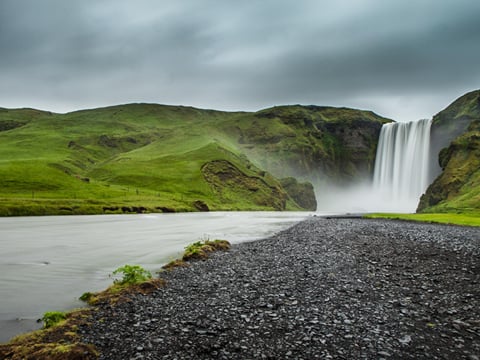 Skógafoss waterfall