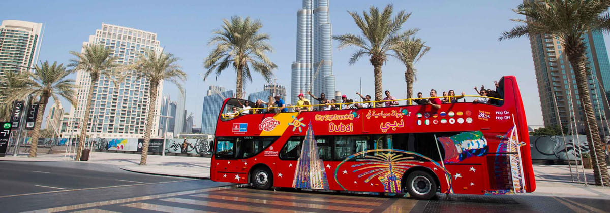 Dubai Sightseeing Your Way: Classic City Tour or Flexible Hop-On, Hop-Off Bus Pass