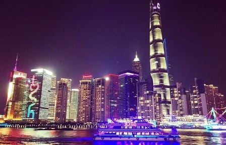 Shanghai Night River Cruise and Yuyuan Bazaar Visit