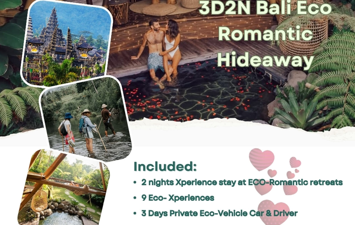 3D2N BALI ECO- ROMANTIC HIDEAWAY
