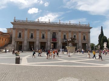 Entrance to the museums capitolini