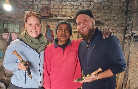 Knife Making and Nepali Cooking Tour in Kathmandu