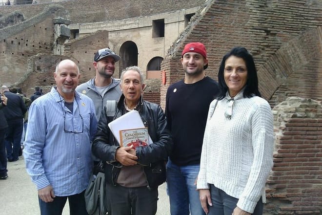 Our guide Dino Colosseum tour
