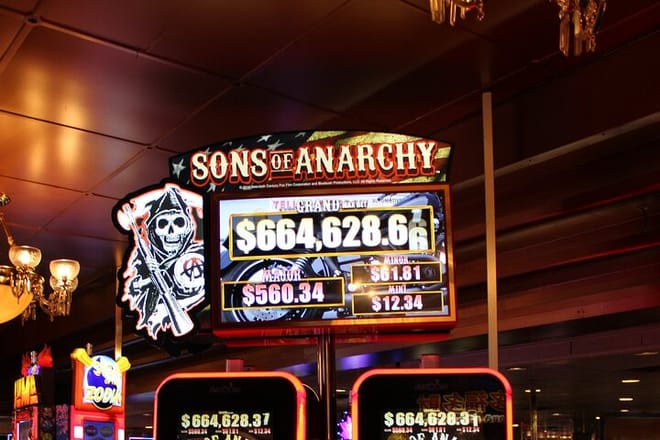 The sights and sounds of the Fremont Street casinos