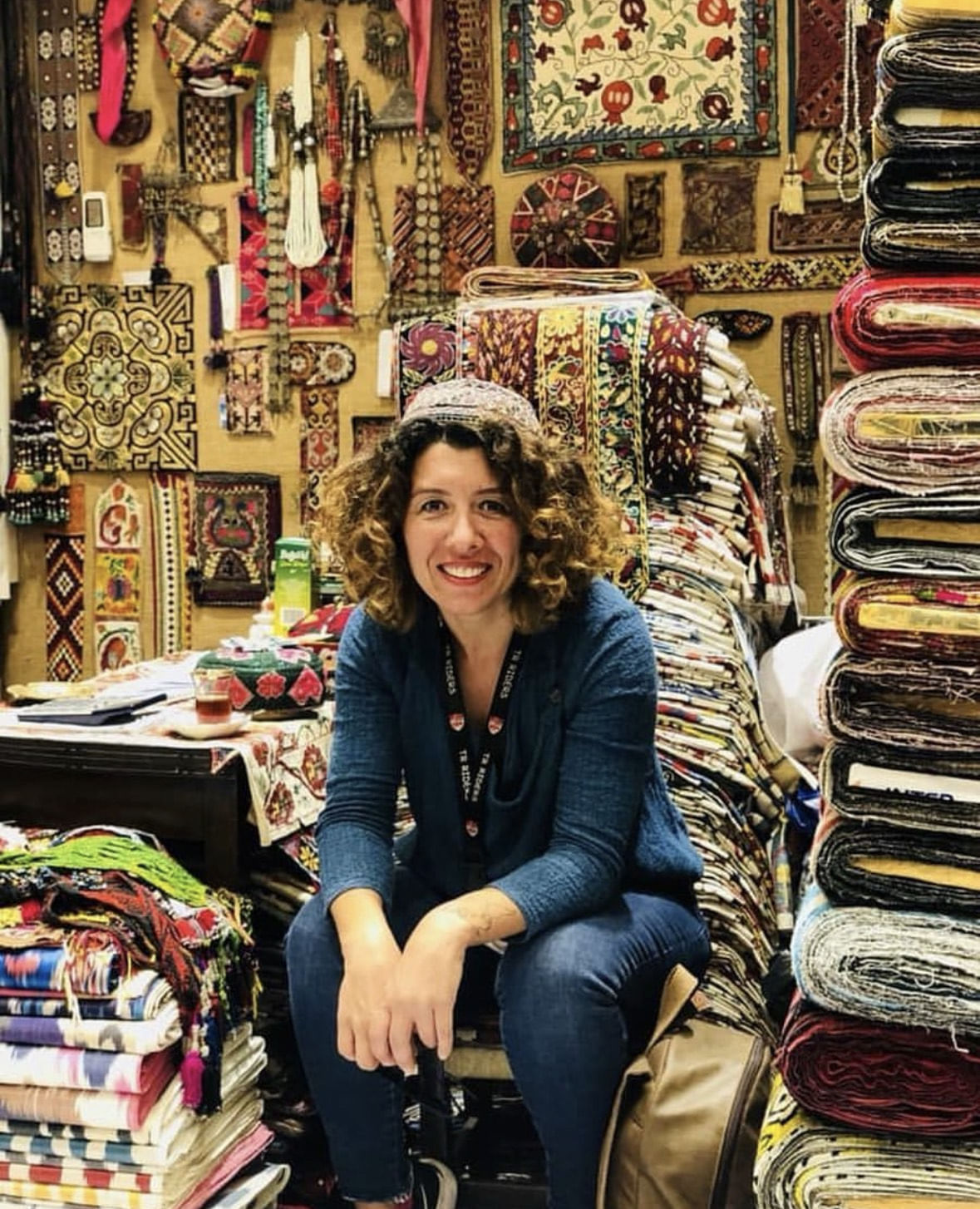 Female tour guide in Istanbul