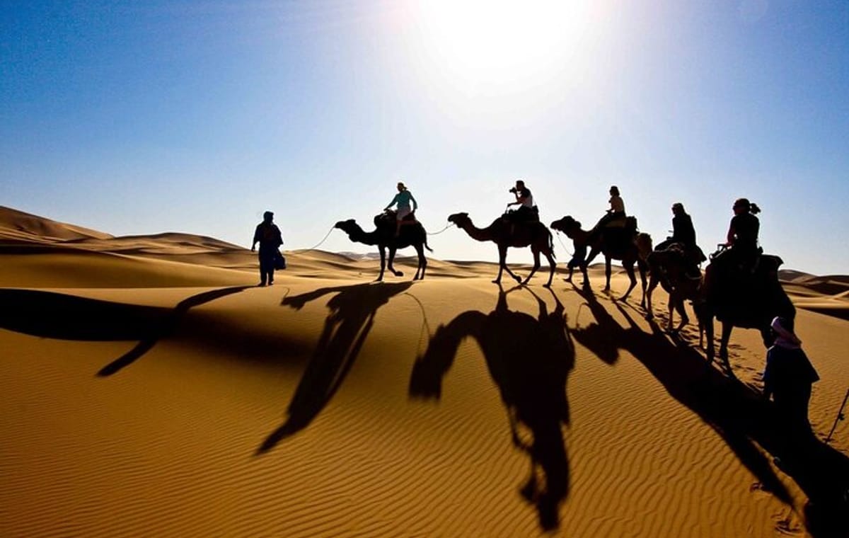 3-Day Merzouga Sahara with Camel Trek, Meals & Sandboarding