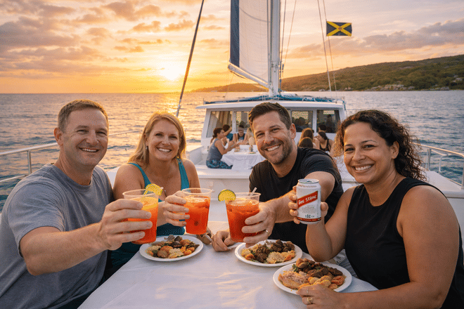 Ocho Rios Catamaran: Sunset Dinner, DJ & Open Bar Party Cruise photo 4