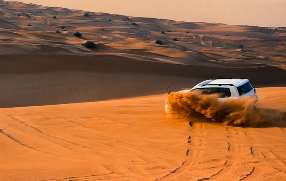 Doha Desert Safari with Dune Bashing and Camel Ride