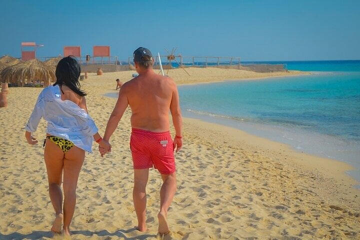 Hurghada : Private Boat Family Day to Orange Bay Island & Lunch 4