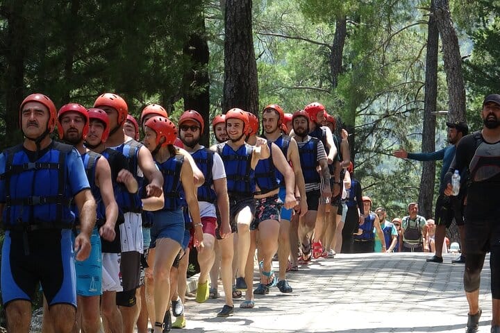 Canyoning, Rafting and Zipline Adventure from Belek and Antalya