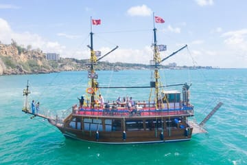 Antalya Relaxing Boat Trip – Swim Sunbathe on the Turquoise Coast