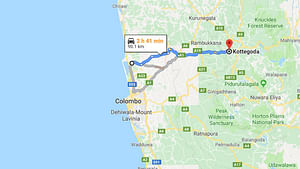 Colombo Airport (CMB) to Kottegoda City Private Transfer